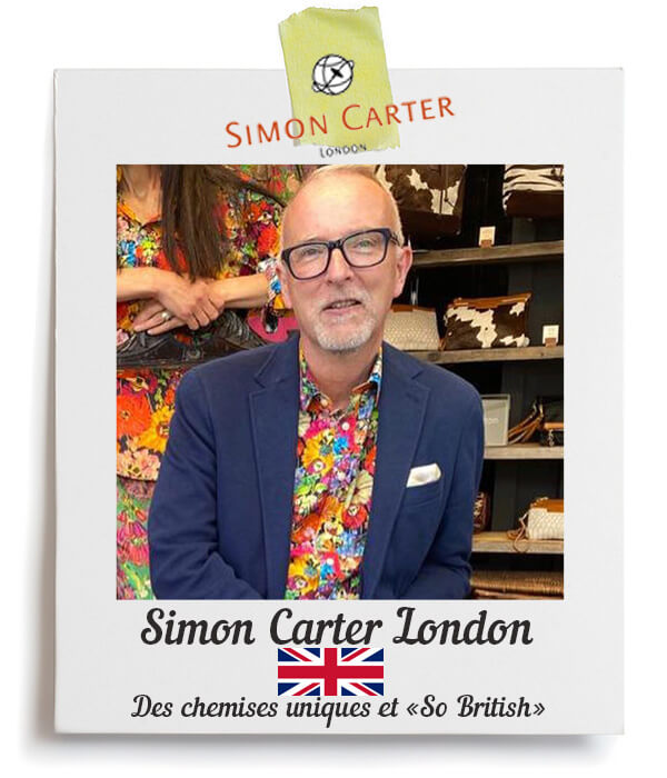 SIMON CARTER LONDON et ses fameuses chemises